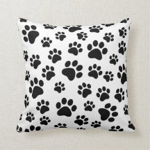 almohada de huellas de personalizable