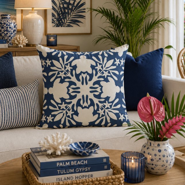 almohada de hule hawaiano tortuga marina honu (Subido por el creador)