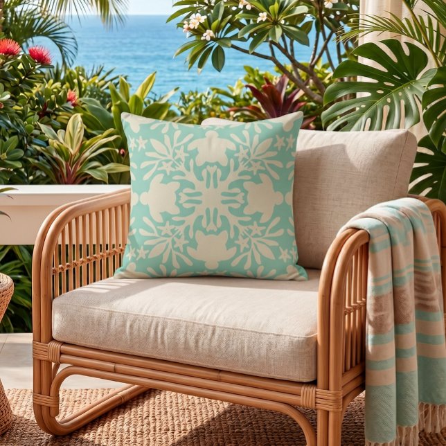 almohada de hule hawaiano tortuga marina honu (Subido por el creador)