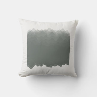 Almohada de ilustración de montañas forestales en 