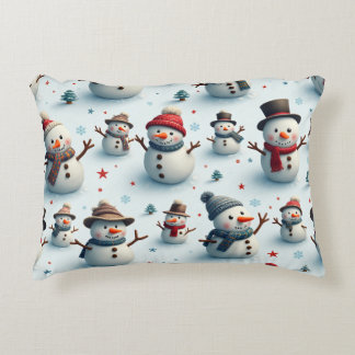 almohada de imagen de Snowman