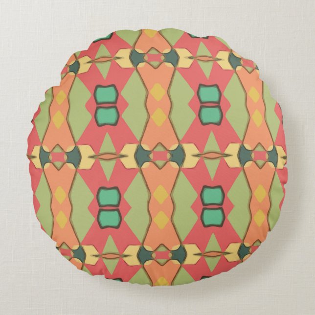 almohada de impresión africana (Anverso)