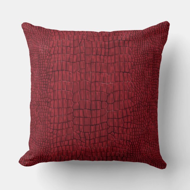 Almohada de impresión de caimán (Anverso)