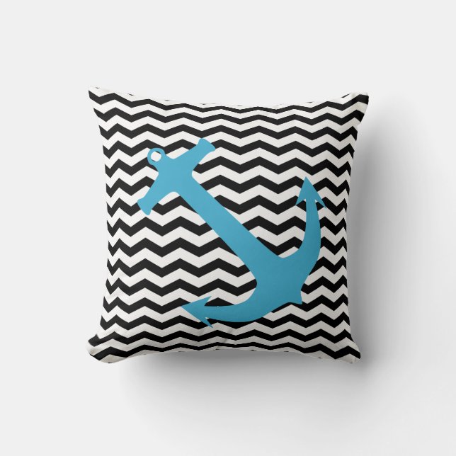 Almohada de impresión de chevron de anclaje naumát (Anverso)