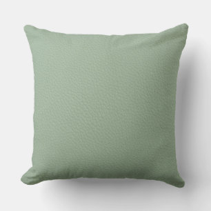 Almohada de impresión de cuero azul teal