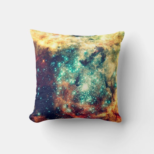 Almohada de impresión de galaxia (Anverso)
