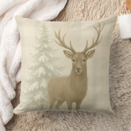 Almohada de invierno rústica