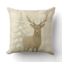 Almohada de invierno rústica