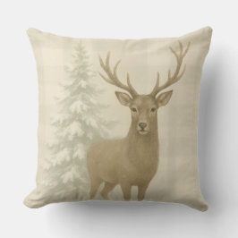 Almohada de invierno rústica