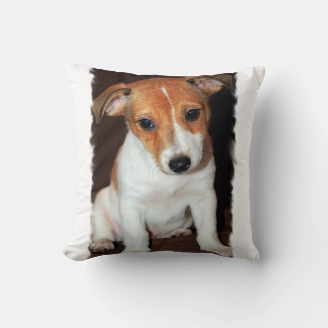 Almohada de Jack Russell Terrier (Anverso)