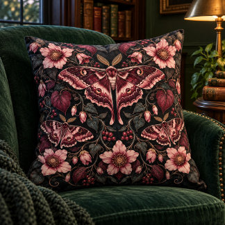 Almohada de jardín de polilla de terciopelo