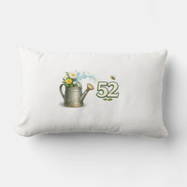 Almohada de jardín para cumpleaños número 52 amant