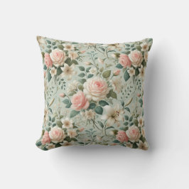 Almohada de Jardín Romántico Elegante