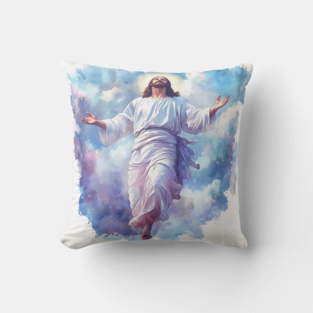 Almohada de Jesucristo Religioso Fe Cristiana (Anverso)