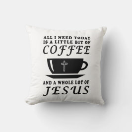 almohada de Jesús del café