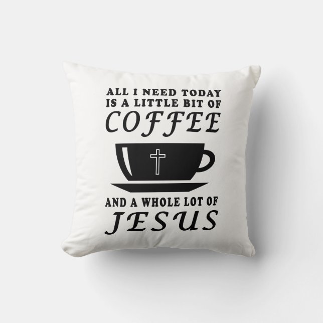 almohada de Jesús del café (Anverso)