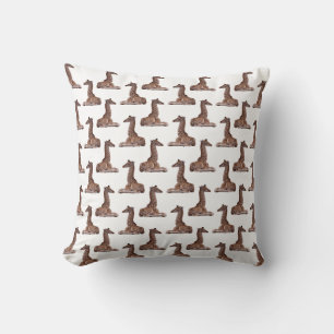 Almohada de jirafa bebé Freny (Blanco)