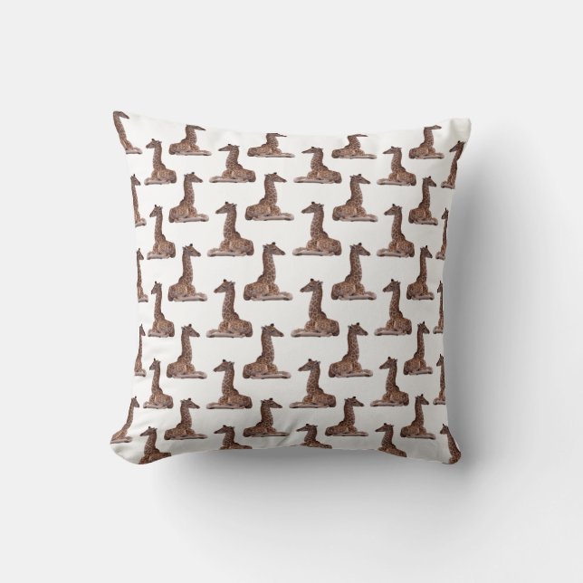 Almohada de jirafa bebé Freny (Blanco) (Anverso)