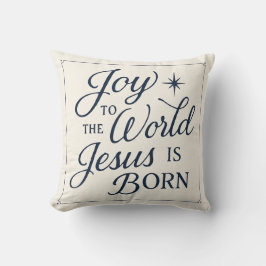 Almohada de Joy to the World Jesús ha Nacido