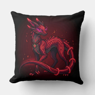 Almohada de juego con runas de neón Emberveil