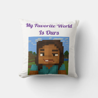 Almohada de jugador inspirada en Minecraft | Parej