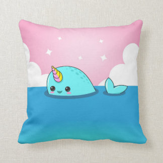 Almohada de Kawaii Narwhal