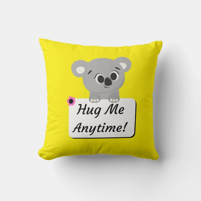 Almohada de koala para abrazar (Anverso)