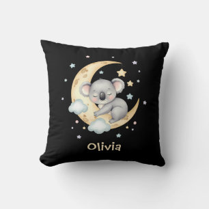 Almohada de koala soñador lindo