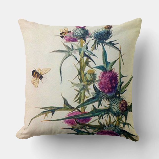 Almohada de la abeja del cardo (Anverso)