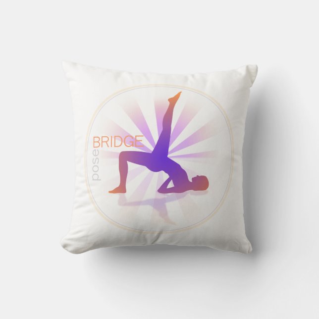 Almohada de la actitud de la yoga (actitud del (Anverso)
