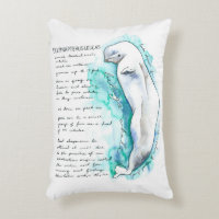 Almohada de la ballena de la beluga de Leucas del