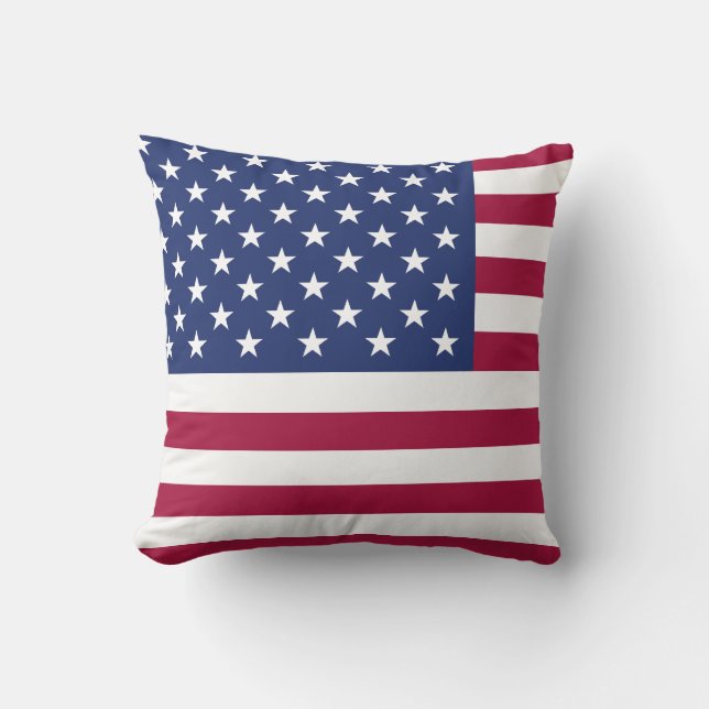 Almohada de la bandera americana (Anverso)