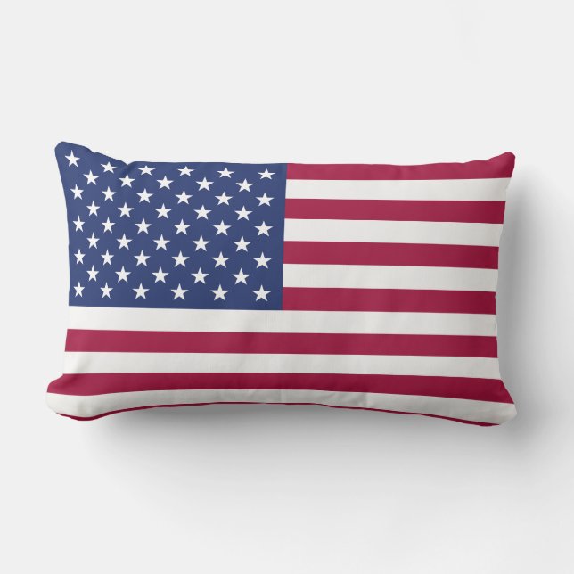 Almohada de la bandera americana (Anverso)