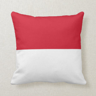 Almohada de la bandera de Indonesia