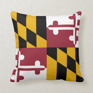 Almohada de la bandera de Maryland