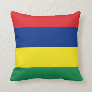 Almohada de la bandera de Mauricio
