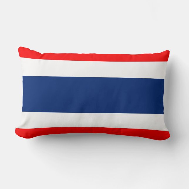 almohada de la bandera de país de Tailandia (Anverso)