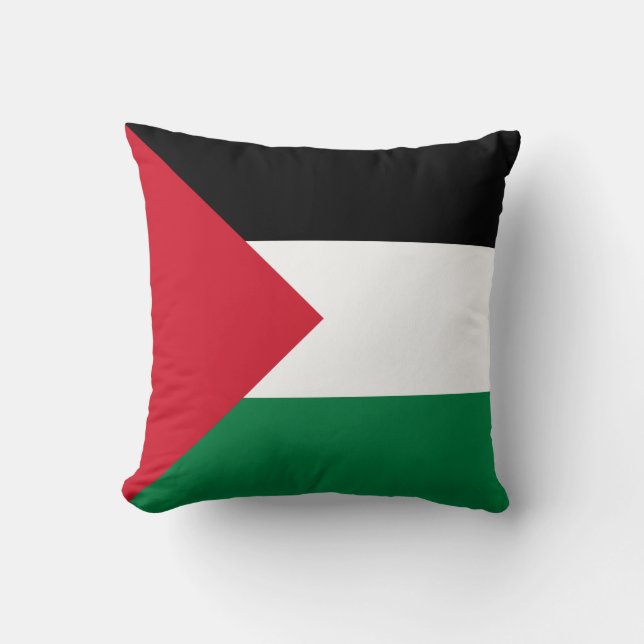 Almohada de la bandera de Palestina (Anverso)