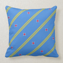 Almohada de la bandera de Paul McGehee "Aruba"