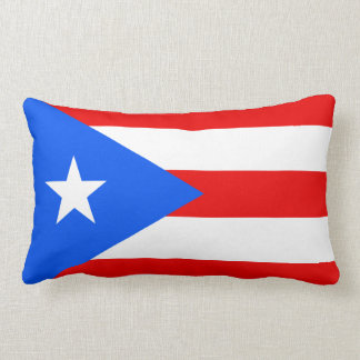 Almohada de la bandera de Puerto Rico