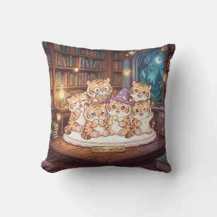 Almohada de la Biblioteca Cozy Tiger Tales