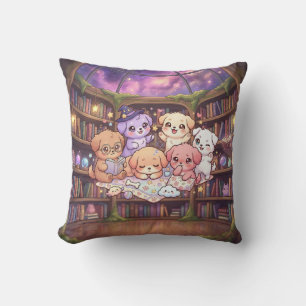 Almohada de la Biblioteca Mágica de Cachorros