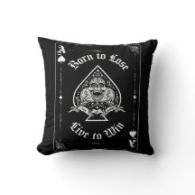 Almohada de la carta As de Picas
