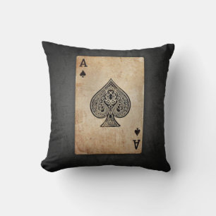 Almohada de la carta As de picas
