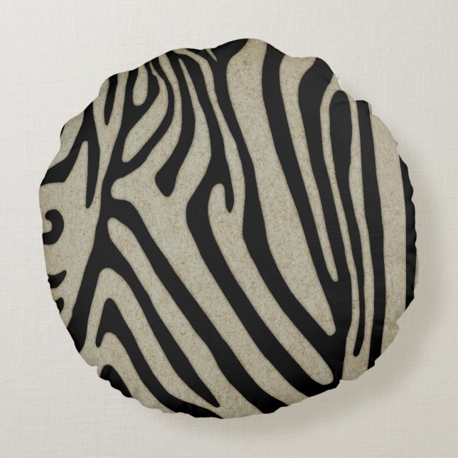Almohada de la cebra de Leslie Harlow (Reverso)