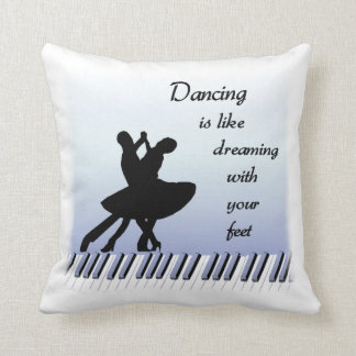 Almohada de la cita de la danza