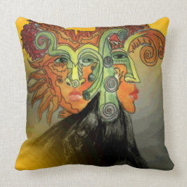 Almohada de la ciudad de la hora del misterio