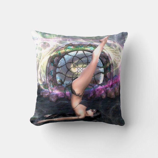 Almohada de la colección de la yoga del soporte (Anverso)