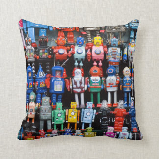Almohada de la colección del robot del juguete de