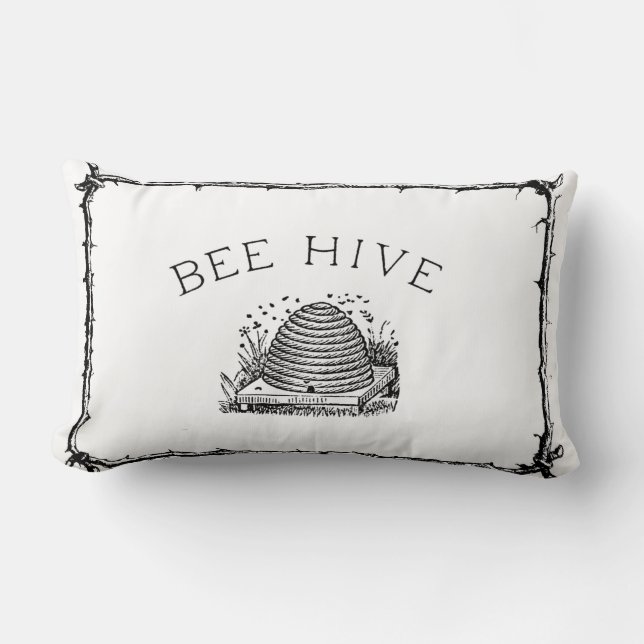 Almohada de la colmena de la abeja (Anverso)
